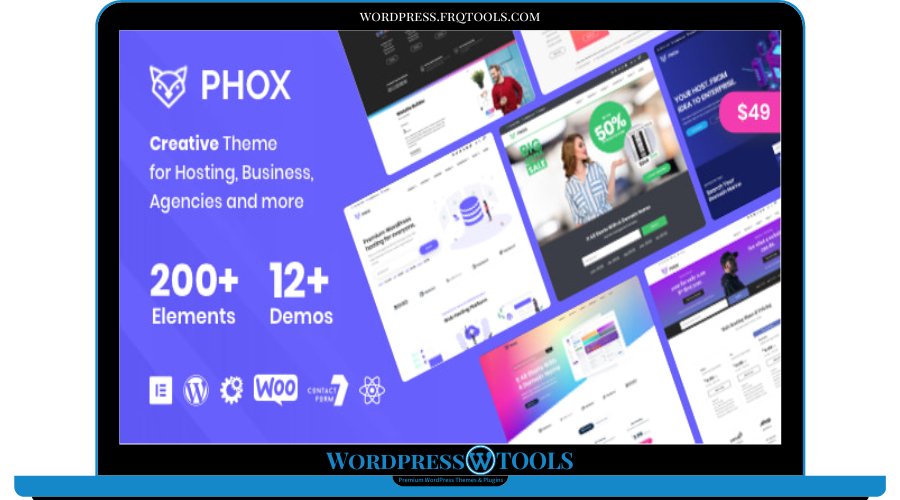 Phox theme Hosting WordPress WHMCS Theme