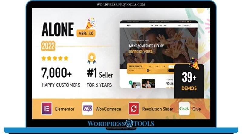 Alone Theme – Charity Multipurpose Non profit WordPress Theme