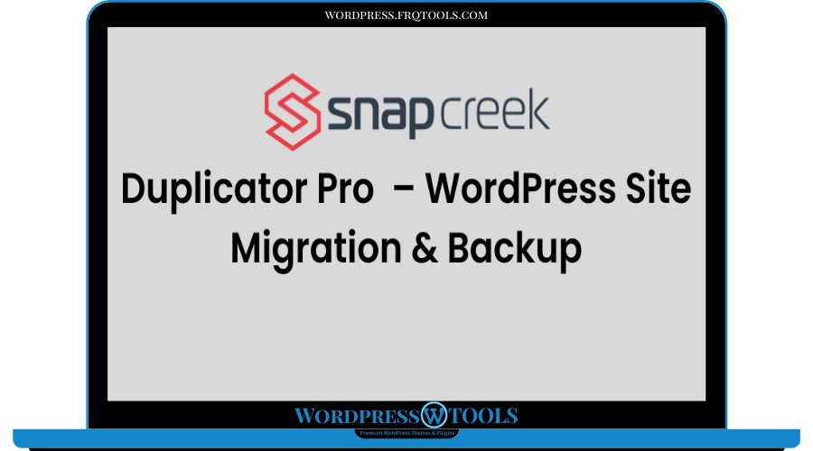 Duplicator Pro – WordPress Site Migration Backup