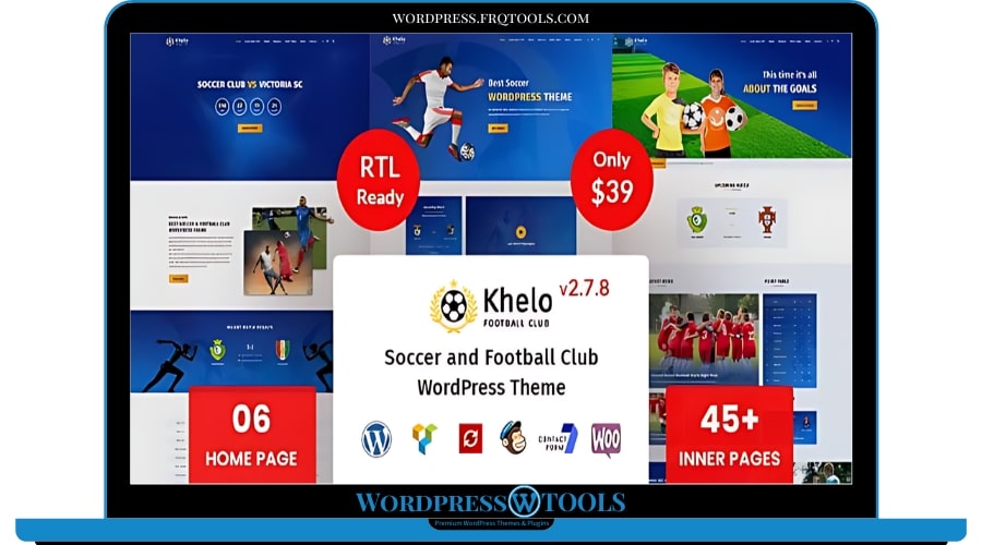 Khelo – Soccer Sports WordPress Theme