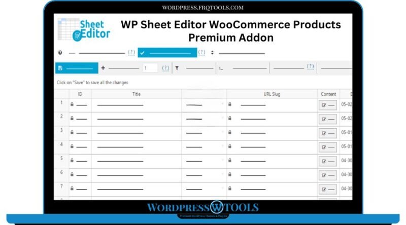 WP Sheet Editor WooCommerce Products Premium Addon