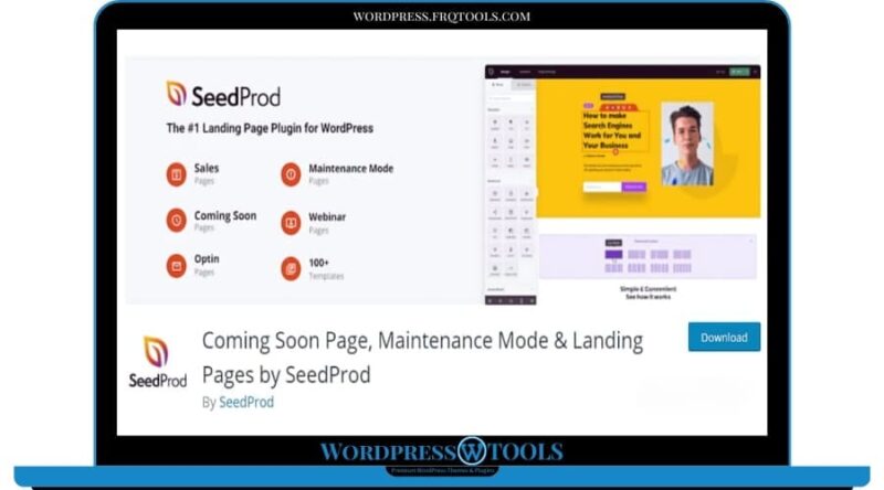 SeedProd Coming Soon Pro Maintenance Mode – Plugin for WP
