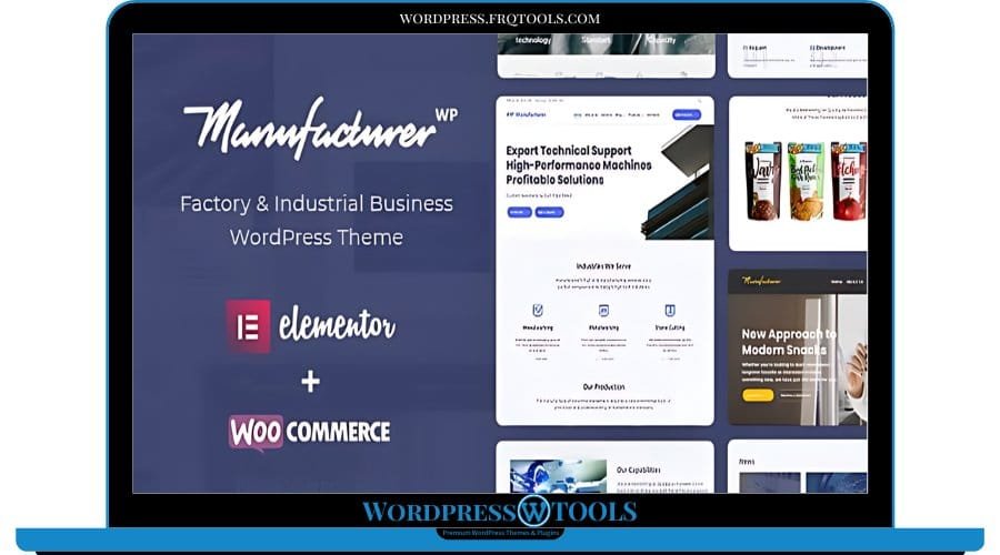 Manufacturer – Factory and Industrial WordPress Theme