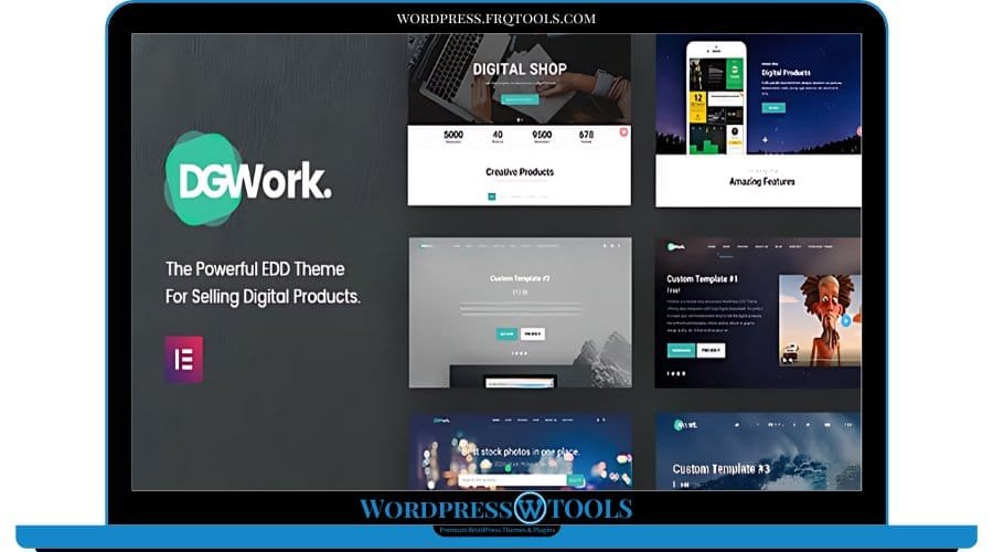 DGWork Theme – Responsive Digital Shop & Market Easy Digital Downloads Theme