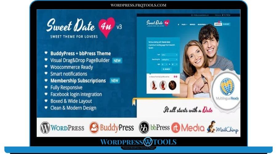 Sweet Date – More than a WordPress Dating Theme