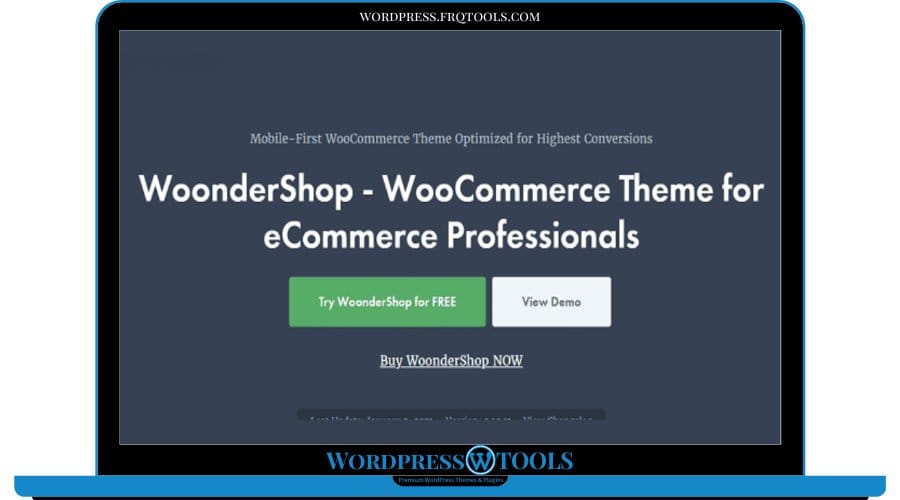 WoonderShop Theme WooCommerce Theme for eCommerce Professionals