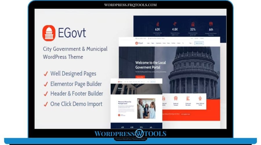 EGovt Theme – City Government WordPress Theme