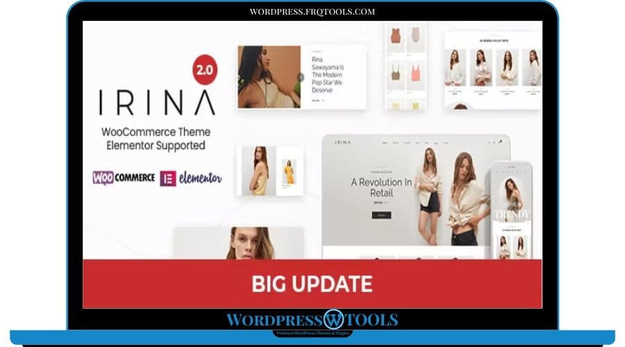 IRINA Theme – Elementor WooCommerce Theme