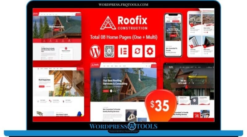 Roofix Theme – Roofing Services WordPress Theme