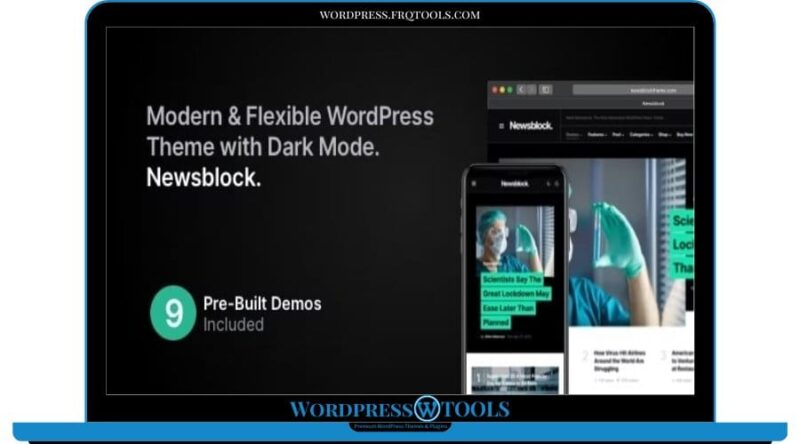 Newsblock Theme – News & Magazine WordPress Theme with Dark Mode
