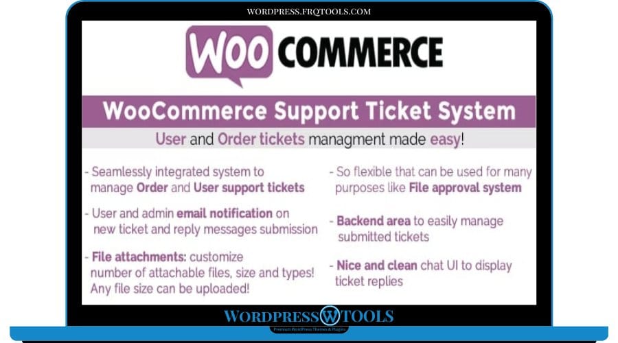 WooCommerce Support Ticket System