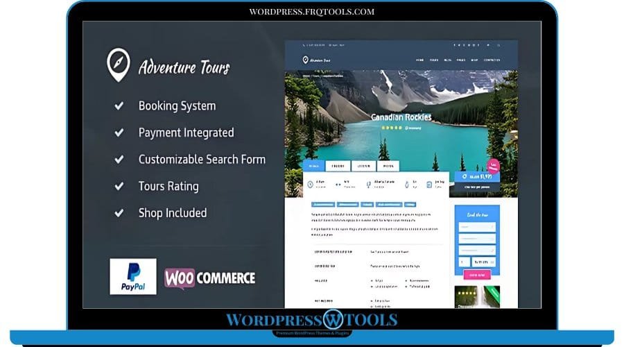 Adventure Tours – WordPress TourTravel Theme