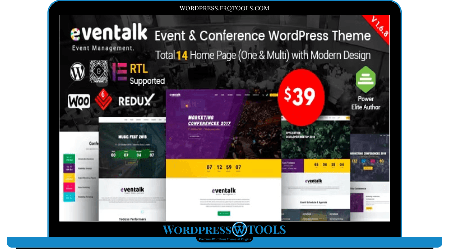 EvenTalk Theme – Event Conference WordPress Theme