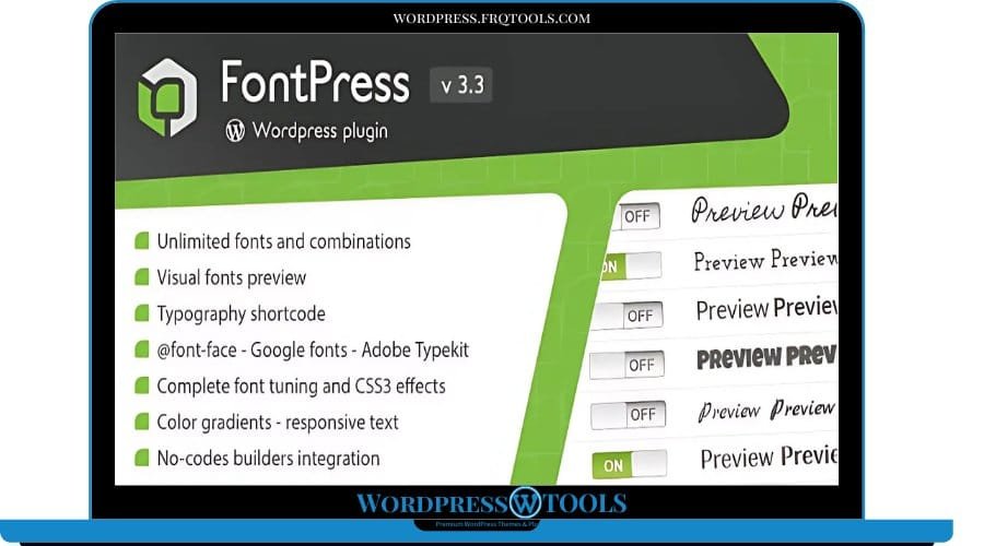 FontPress WordPress Font Manager