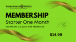 One Month Membership WordPress TOOLS