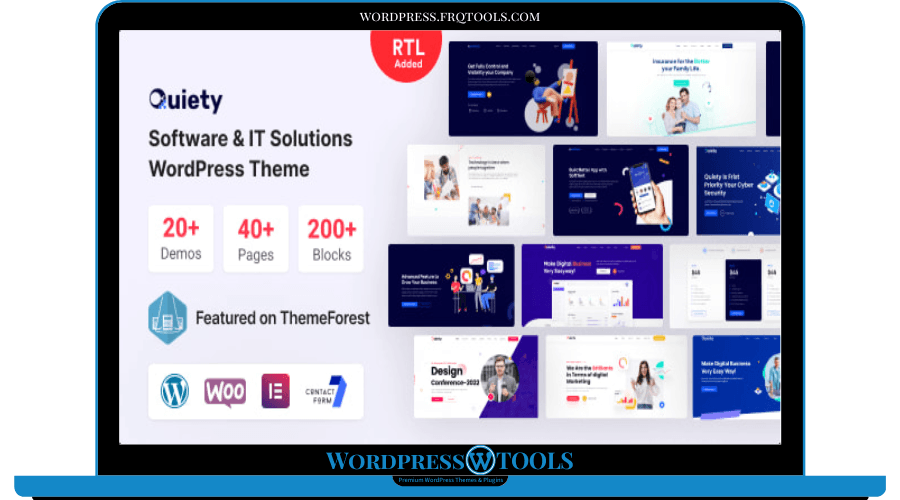 Quiety Theme – Software & IT Solutions WordPress Theme