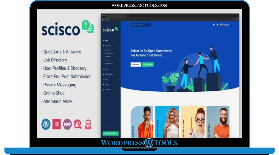 Scisco Theme – Questions and Answers WordPress Theme