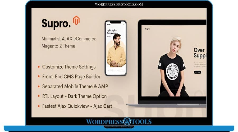 Supro Theme Minimalist AJAX WooCommerce WordPress Theme