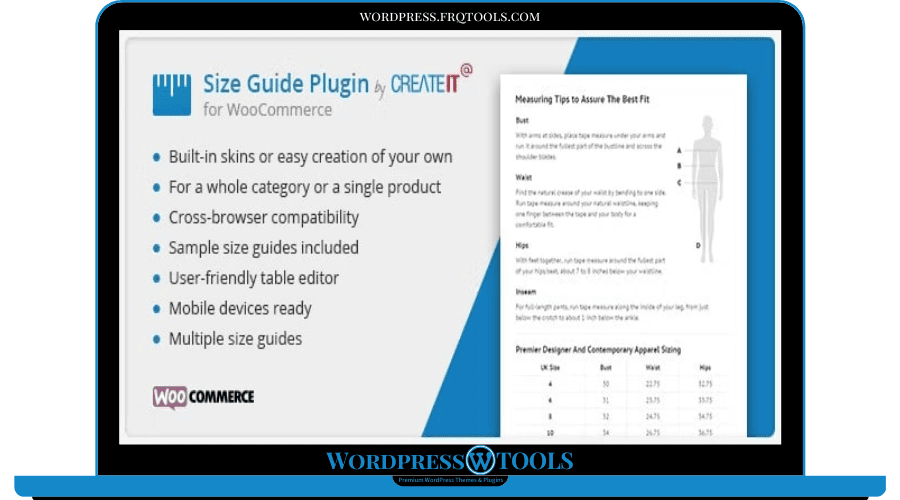 WooCommerce Product Size Guide