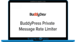 BuddyPress Private Message Rate Limiter