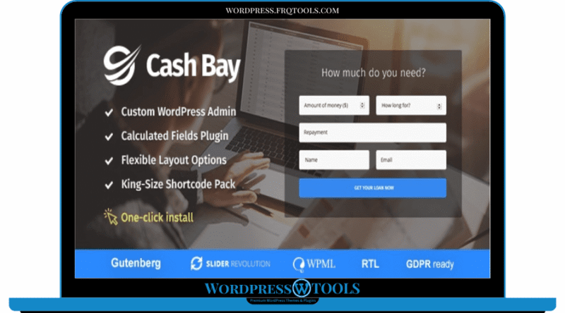 Cash Bay Theme – Banking and Payday Loans WordPress Theme