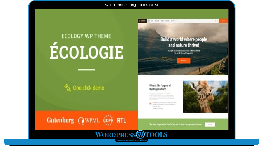 Ecologie Theme – Environmental NGO & Ecology WordPress Theme