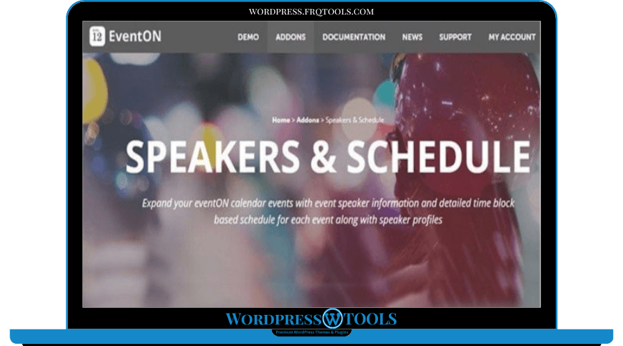 EventOn Speakers & Schedule Addon