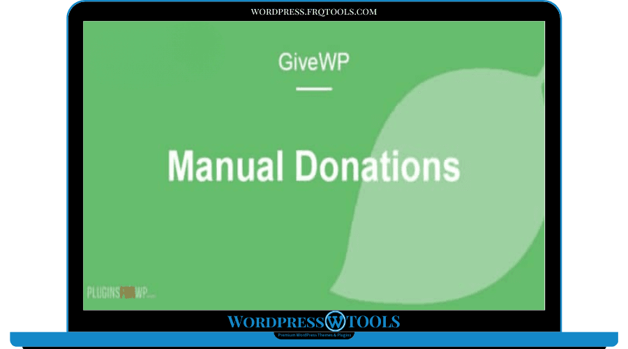 GiveWP Manual Donations