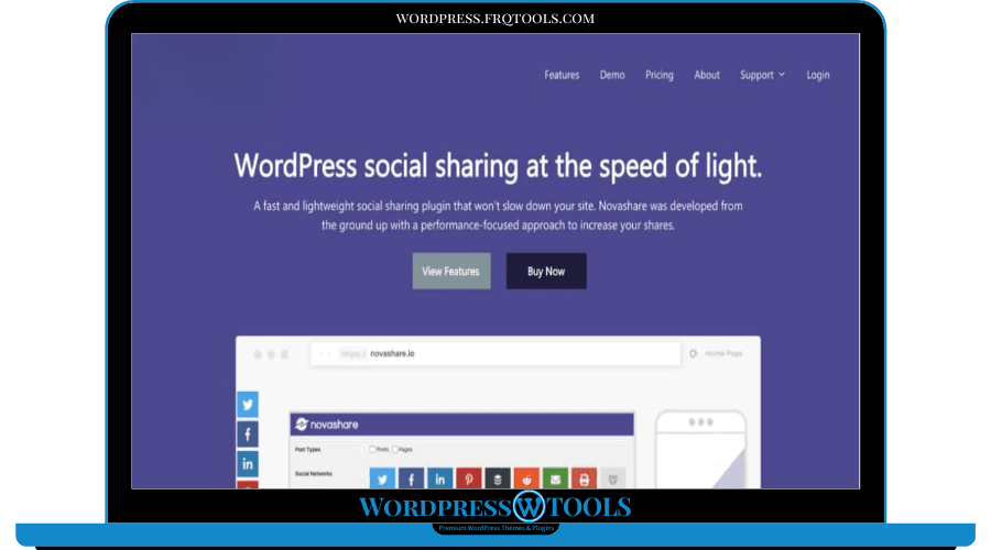 Novashare – WordPress Social Sharing Plugin