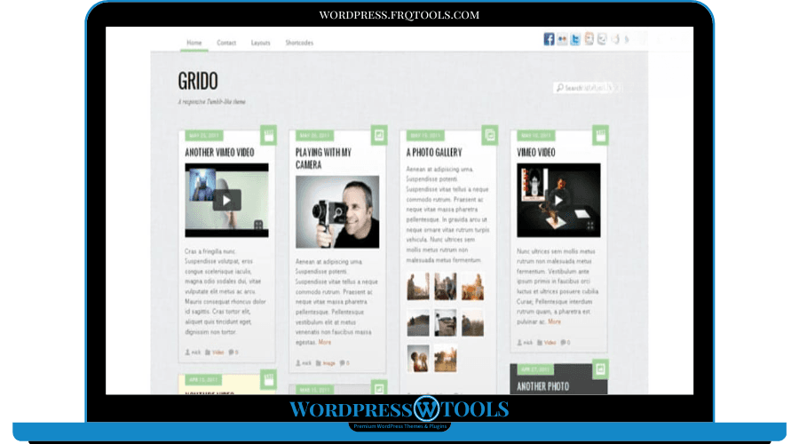 Themify Grido WordPress Theme + Activation