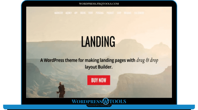 Themify Landing WordPress Theme + Activation