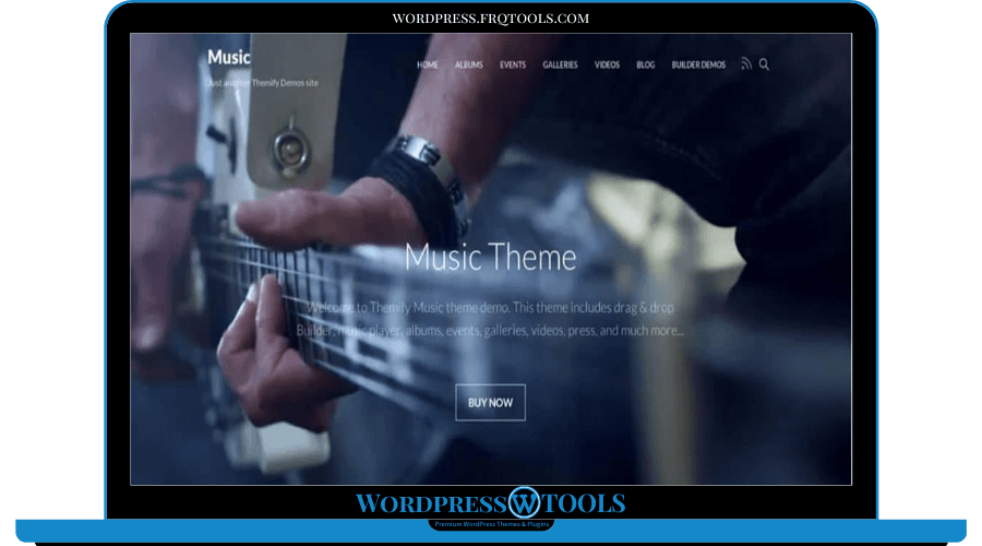 Themify Music WordPress Theme + Activation