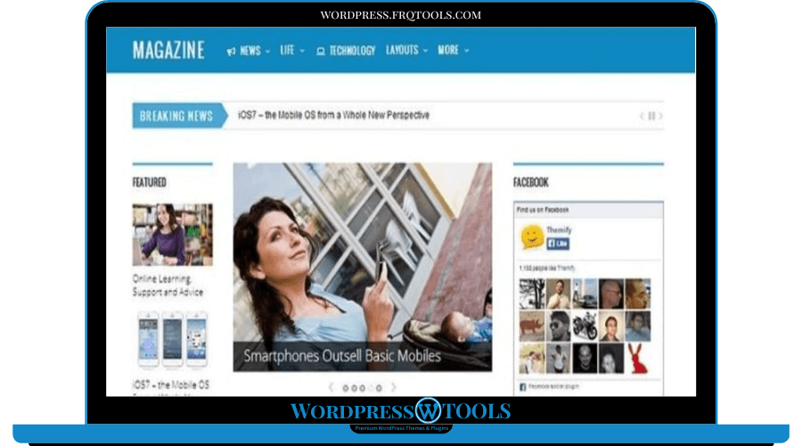 Themify Magazine WordPress Theme + Activation