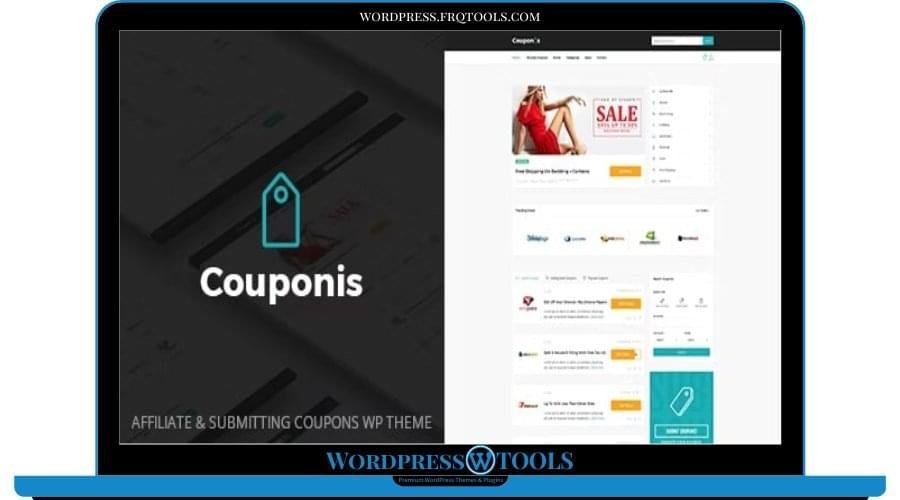 Couponis Theme – Affiliate Submitting Coupons WordPress Theme