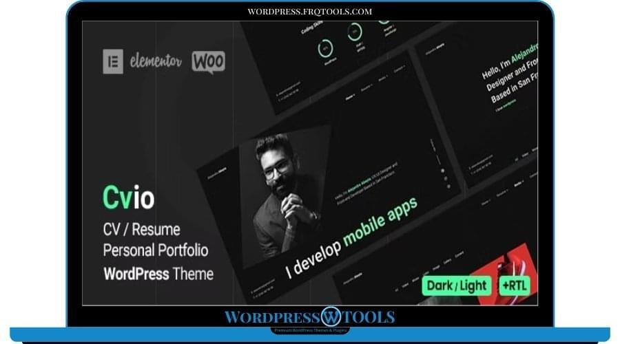 Cvio Theme – Personal Portfolio WordPress Theme