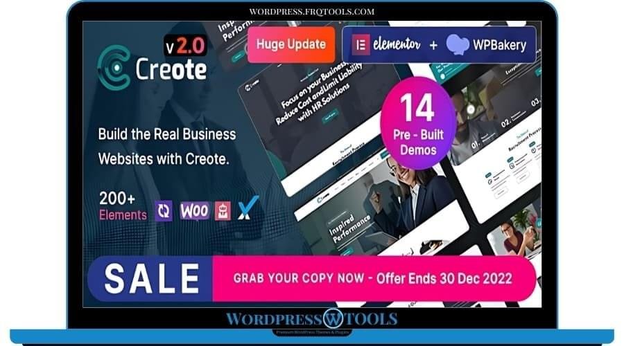 Creote Theme – Corporate Consulting Business WordPress Theme