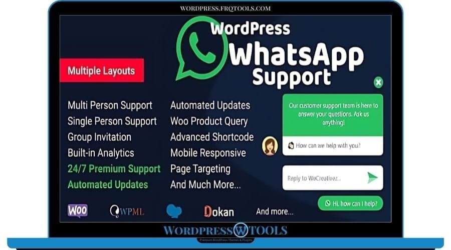 WordPress WhatsApp Support