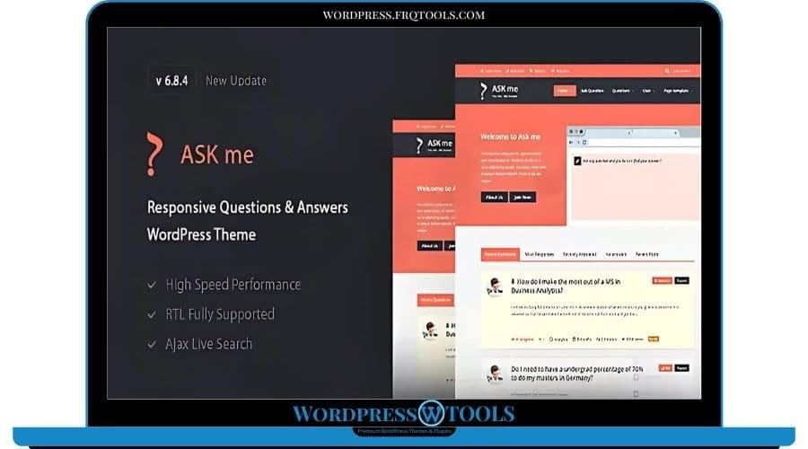 Ask Me Theme – Responsive Questions & Answers WordPress
