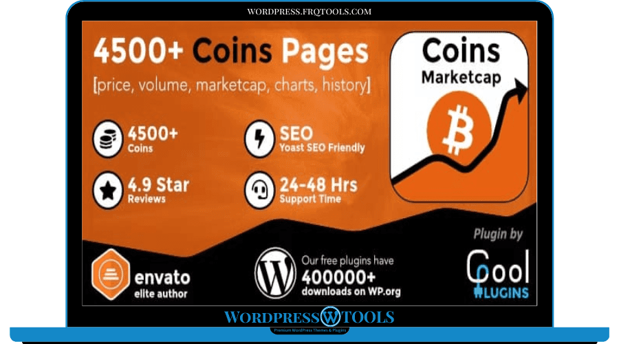 Coins MarketCap – WordPress Cryptocurrency Plugin