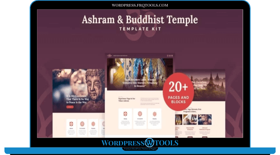 Vihara – Ashram & Oriental Buddhist Temple Elementor Template Kit