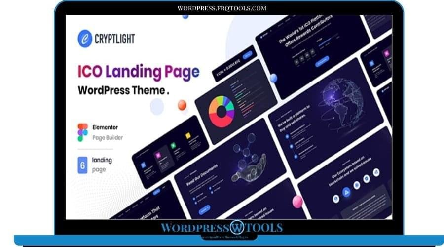 Cryptlight Theme – ICO NFT Landing Page WordPress Theme