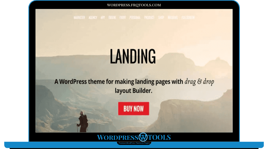 Themify Landing WordPress Theme + Activation