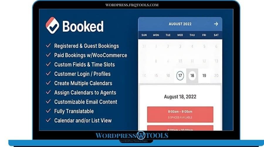 Booked – Appointment Booking for WordPress